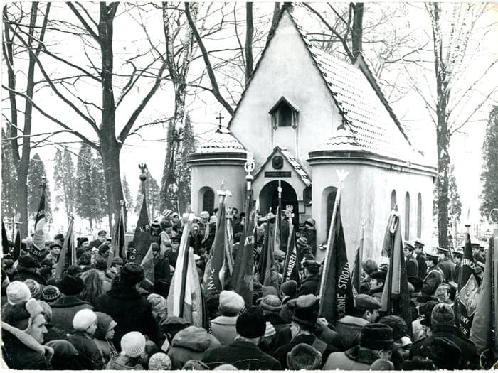 Uroczystości rocznicowe ku czci Witosa w 1985 r.