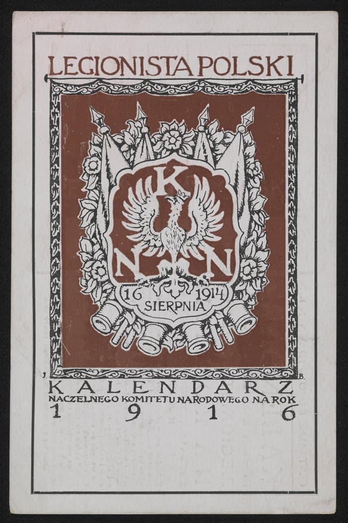 "Legionista Polski", kalendarz Naczelnego Komitetu Narodowego na rok 1916